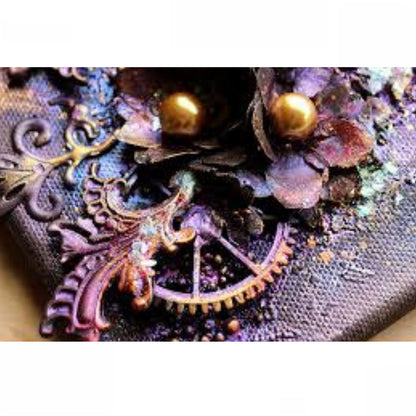 Finnabair Art Alchemy Metallique Wax Mint Sparkle / Pintura en Cera Menta Pintura y Medios Mixtos Prima Marketing