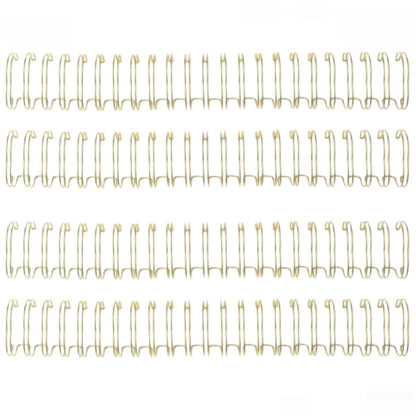 Cinch Wires Gold 0.625&quot; / 4 Arillos Metálicos Dorados Arillos para Engargolar We R Memory Keepers