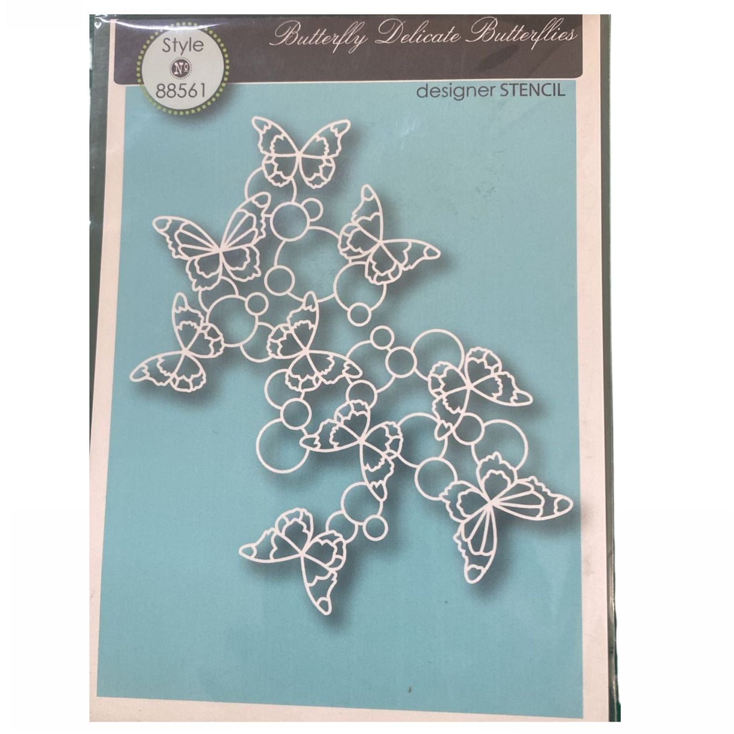 Butterfly Flutter Stencil / Plantilla De Mariposas Esténciles / Plantillas Memory Box