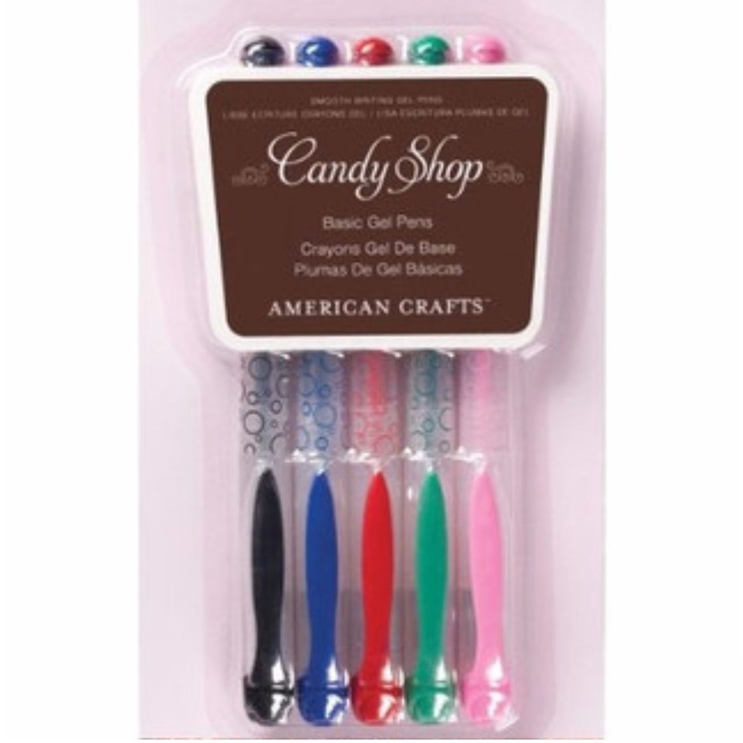 Candy Shop Pastel Gel Pens / Plumas de Gel Colores Pastel Colores y Plumones American Crafts