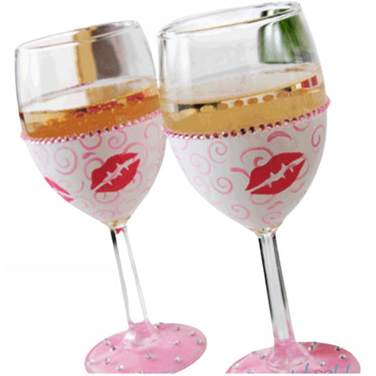 Enamel Paint Metallic Cherry Frost / Pintura de Esmalte Metálica Cereza Esmaltes Folk Art