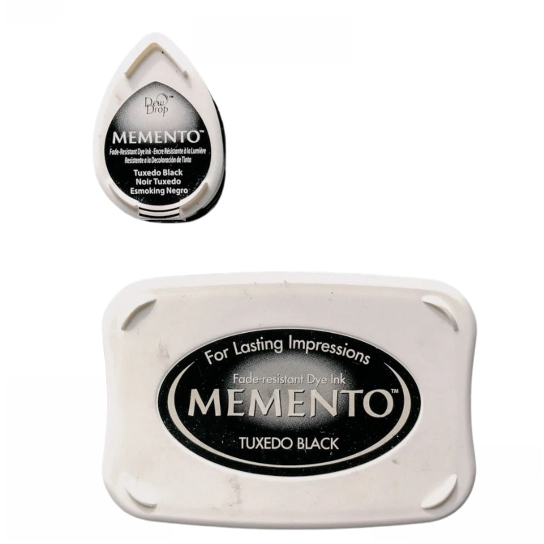 Tuxedo Black Memento / CojÃn de Tinta para Sellos Negro Tintas TSUKINEKO