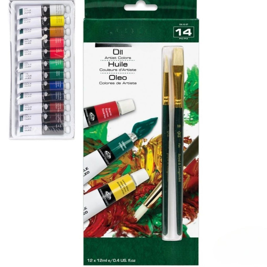 Oil Artist Colors 14Pc / Oleo Colores De Artista Òleos Royal Langnickel