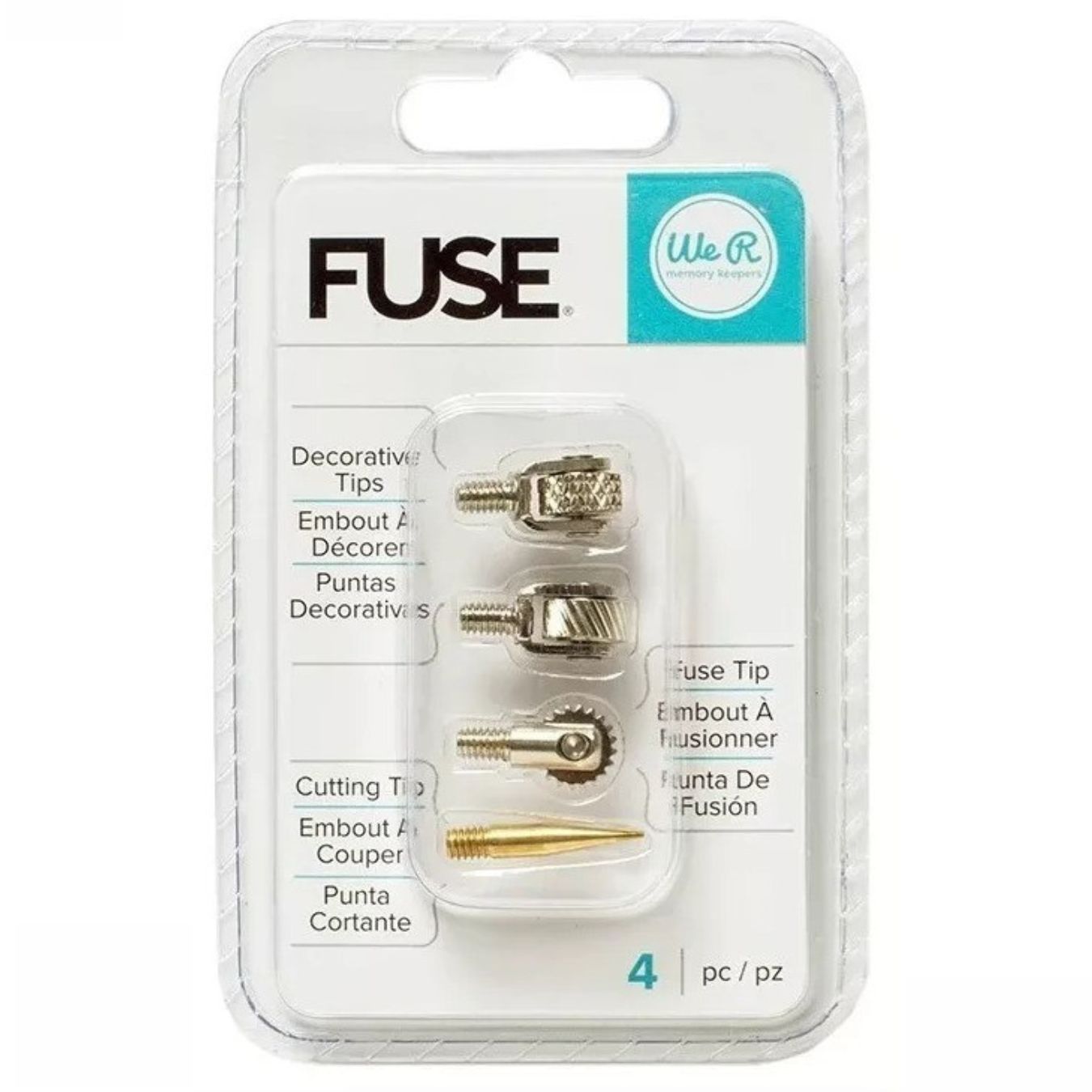 Fuse Decorative Tips / Puntas Decorativas Accesorios We R Memory Keepers