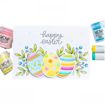 Pastel Blue Embossing Powder / Polvo de Embossing Azul Pastel Opaco Polvos de Embossing Wow!