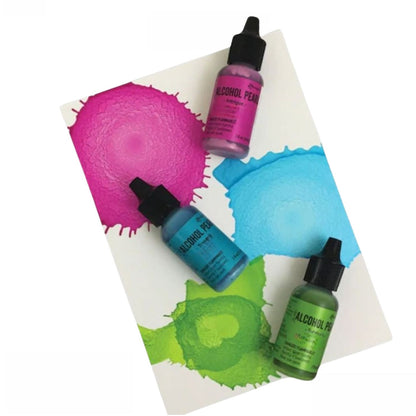 Tim Holtz Alcohol Pearls Intrigue / Tinta al Alcohol Aperlada Magenta Tintas al Alcohol Ranger