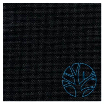 Lino Holandés para Encuadernación Brillanta Negro Encuadernacion Van Heek Textiles