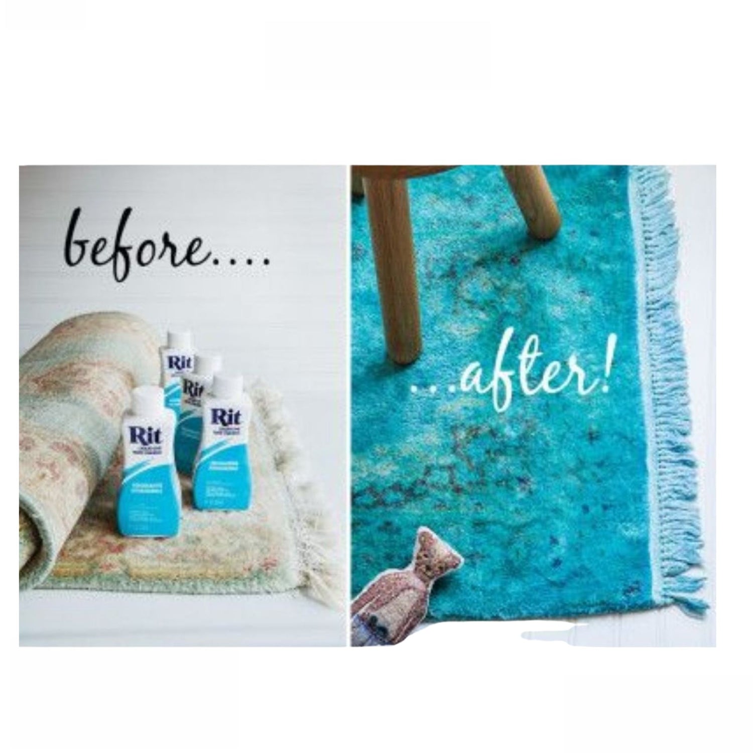 Rit Dye Liquid Teal / Líquido para Teñir Azul Verdoso Pintura para Tela Rit