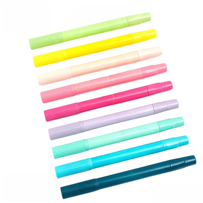 Gel Crayons / 9 Crayones Acuarelables Colores y Plumones Creative Devotion