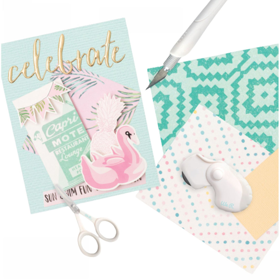 Mini Rotary Cutter / Cortador Rotatorio de Angulo Tijeras / Cutters We R Memory Keepers