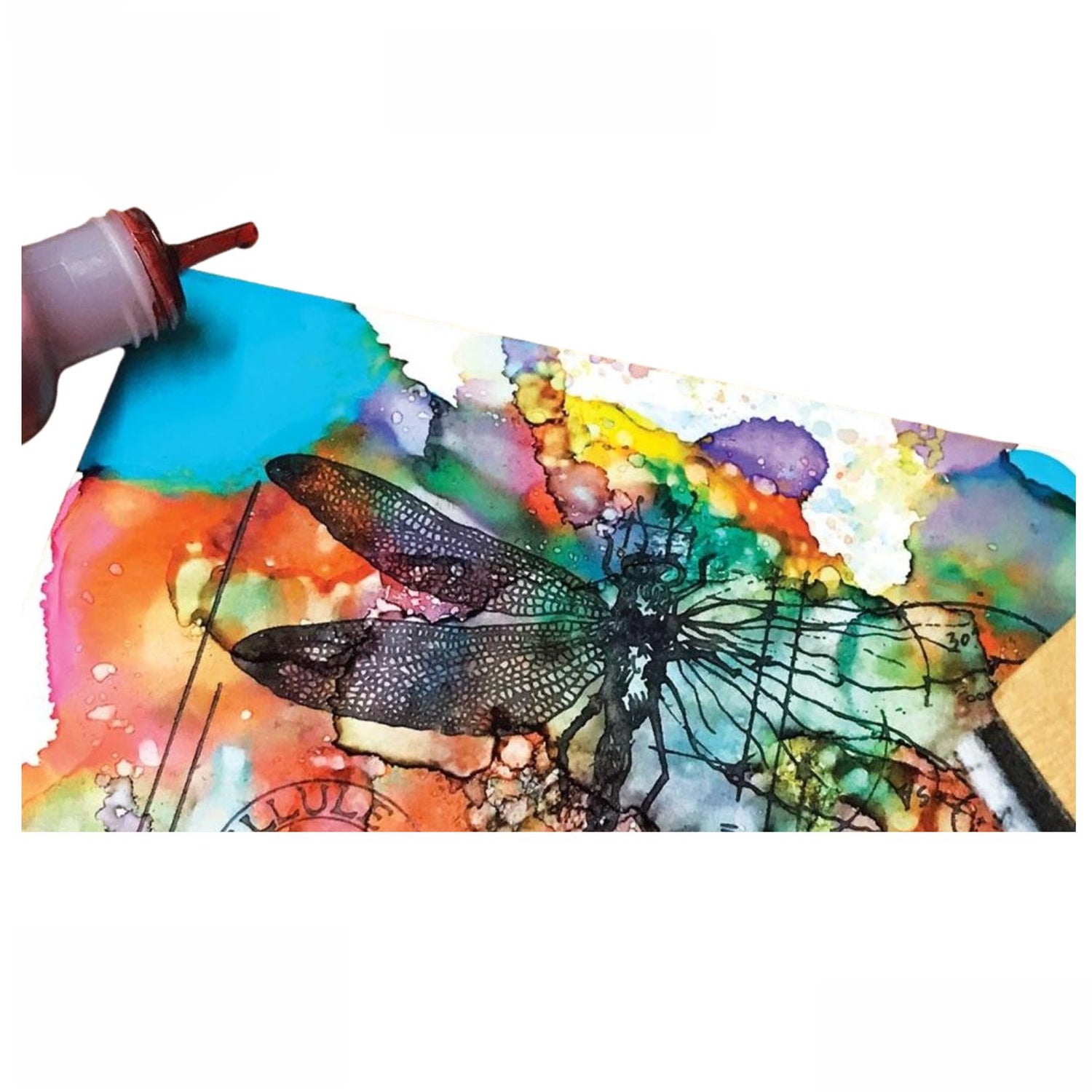 Tim Holtz Alcohol Ink Bottle / Tinta al Alcohol Verde Botella Tintas al Alcohol Ranger