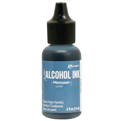 Tim Holtz Alcohol Ink Monsoon / Tinta al Alcohol Azul Tintas al Alcohol Ranger