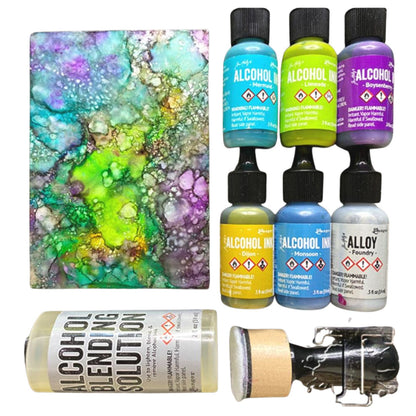 Tim Holtz Alcohol Ink Monsoon / Tinta al Alcohol Azul Tintas al Alcohol Ranger