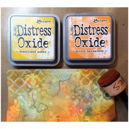 Tim Holtz Distress Oxide Cracked Pistachio / Cojin de Tinta Efecto Oxidado Pistache Tintas Ranger