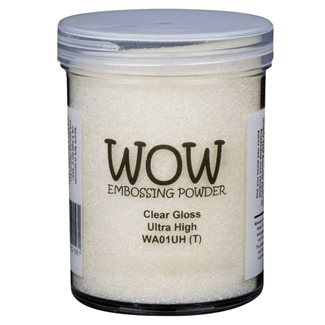 Clear Gloss Ultra High Embossing Powder / Polvo de Embossing Transparente Ultra Realzado Polvos de Embossing Wow!