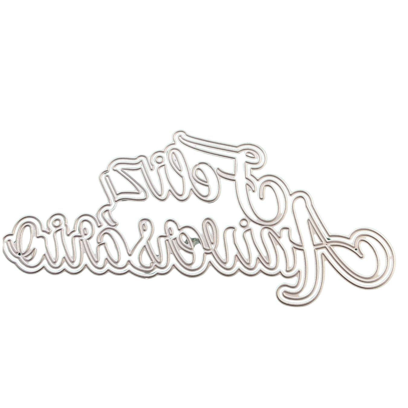 Suaje de Feliz Aniversario con Sombra Dados de Corte / Suajes / Troqueles Hobbees