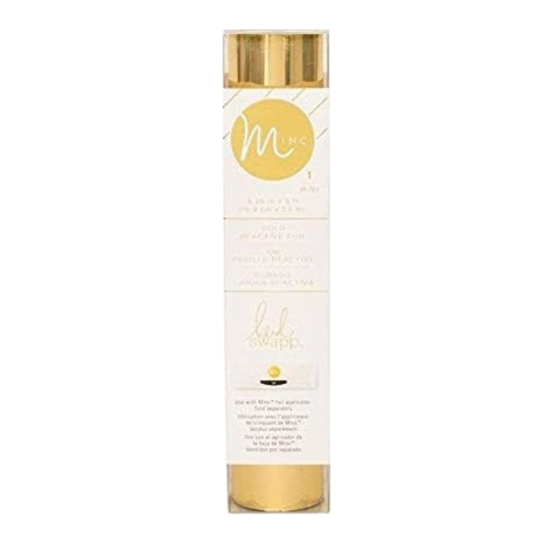6" Minc Gold Reactive Foil / Rollo de Papel Metalizado Dorado Foil Heidi Swapp