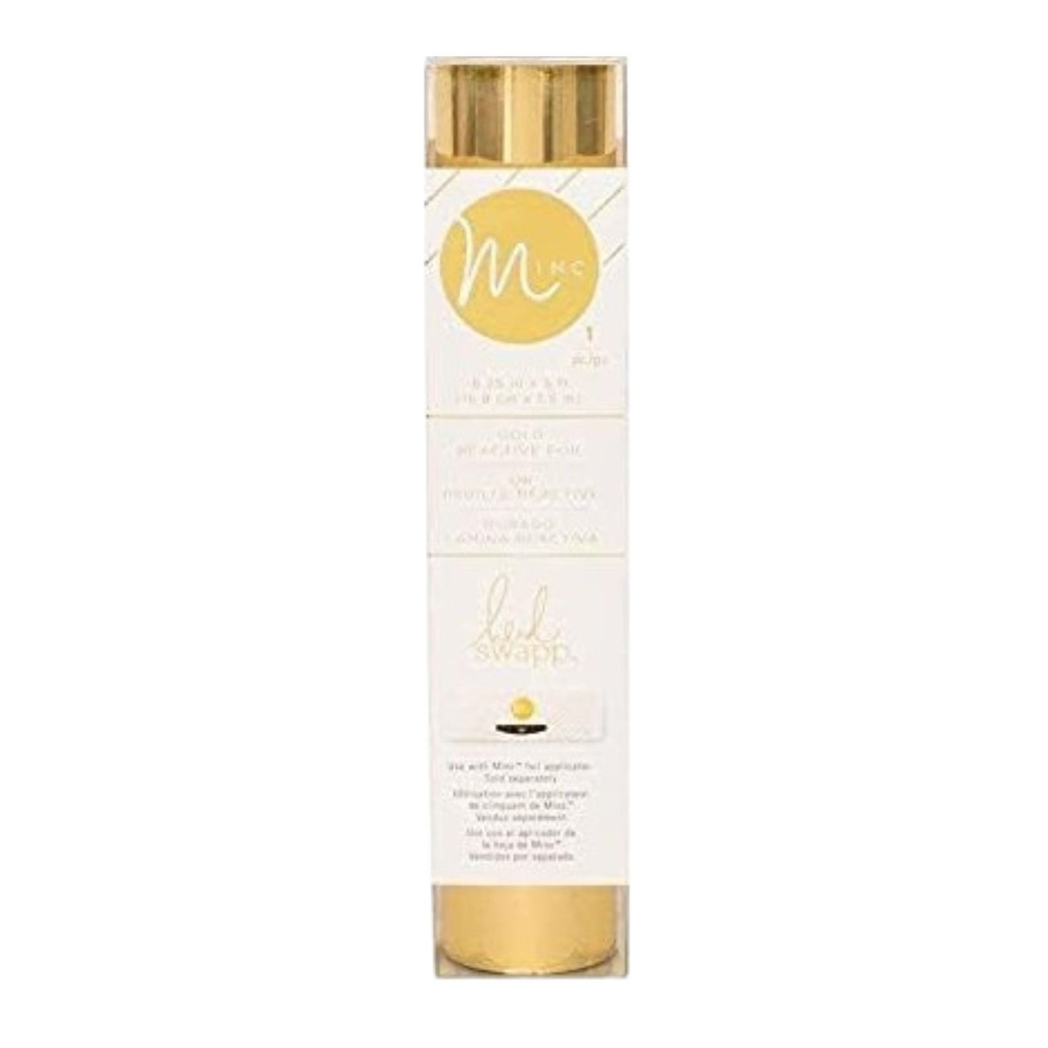 6" Minc Gold Reactive Foil / Rollo de Papel Metalizado Dorado Foil Heidi Swapp