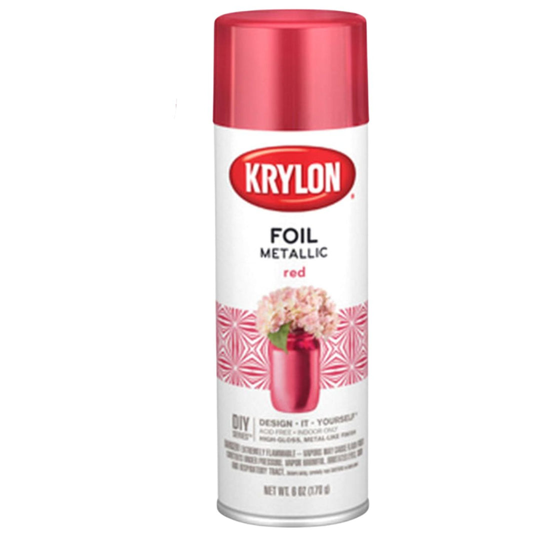 Premium Metallic Foil Spray Paint / Pintura Metálica Roja Pintura y Medios Mixtos Krylon