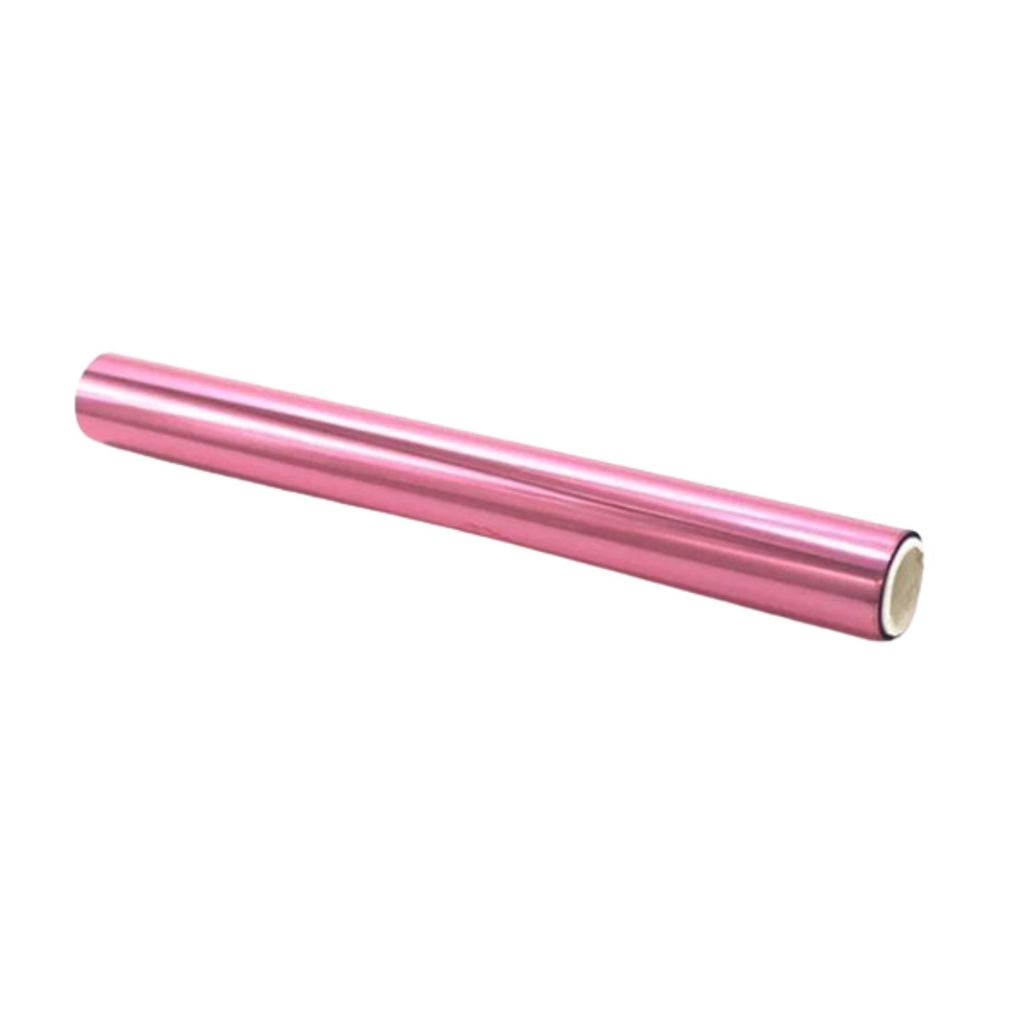 Rollo de Foil para Tinta Toner Rosa 19.3cm x 5m Foil Hobbees