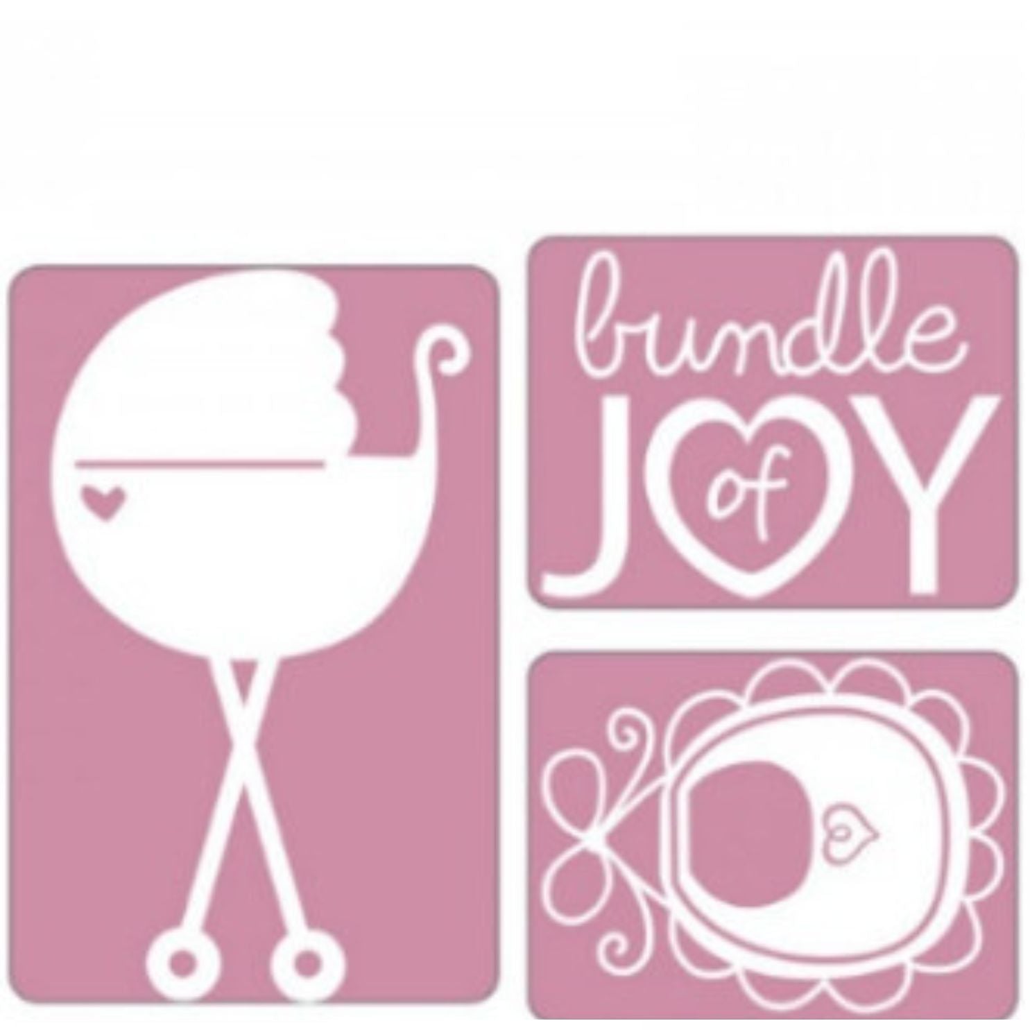 Sizzix Bundle of Joy Set / Folder de Grabado Bebé Folders de Grabado Sizzix