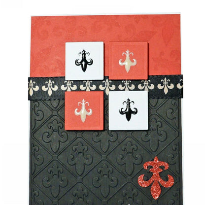 Folder de Grabado / Embossing Folder Fleur de Lis Folders de Grabado Cuttlebug
