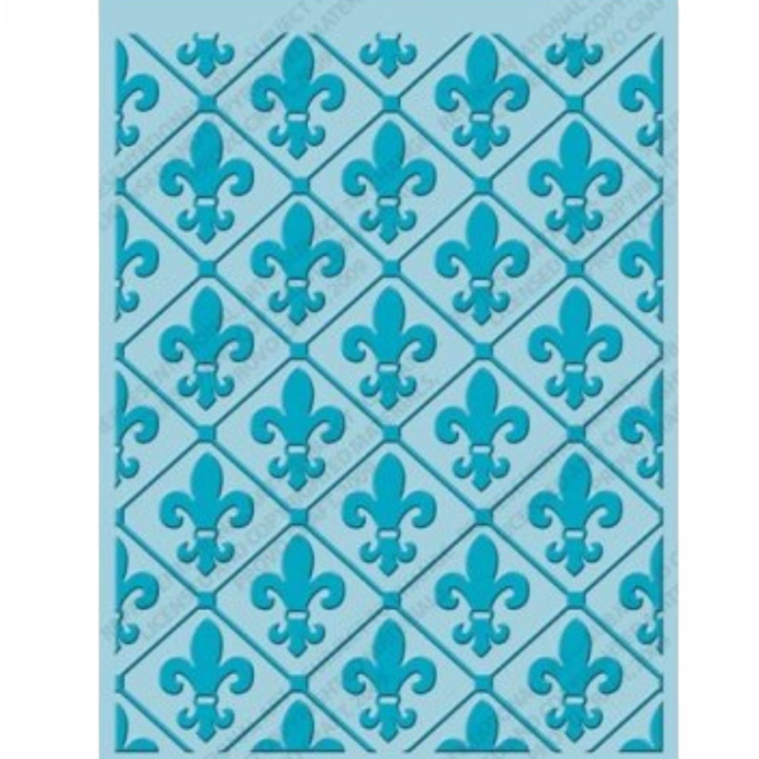 Folder de Grabado / Embossing Folder Fleur de Lis Folders de Grabado Cuttlebug