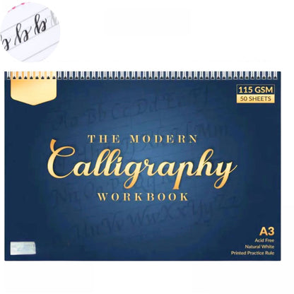 Modern Calligraphy Workbook / Cuaderno de Trabajo para Caligrafía Caligrafía Little Birdie