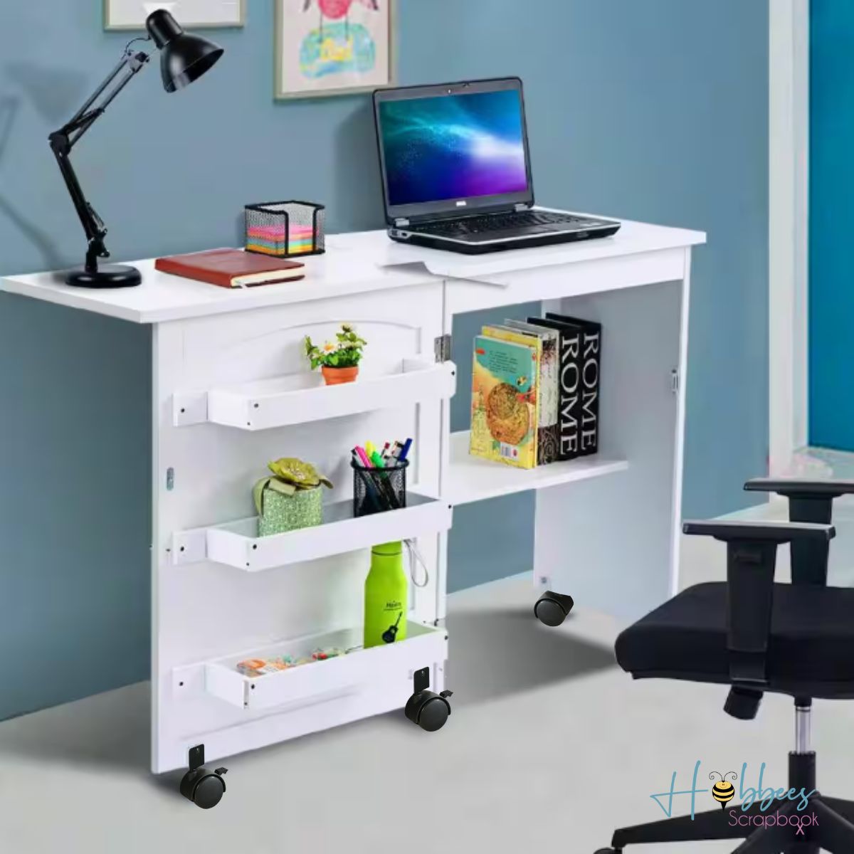 Rolling Sewing Cart Storage / Mueble para Manualidades con Ruedas Almacenamiento y Organización Sauder