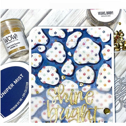 Pearl Gold Sparkle Embossing Powder / Polvo de Embossing Oro Brillante Translúcido Polvos de Embossing Wow!