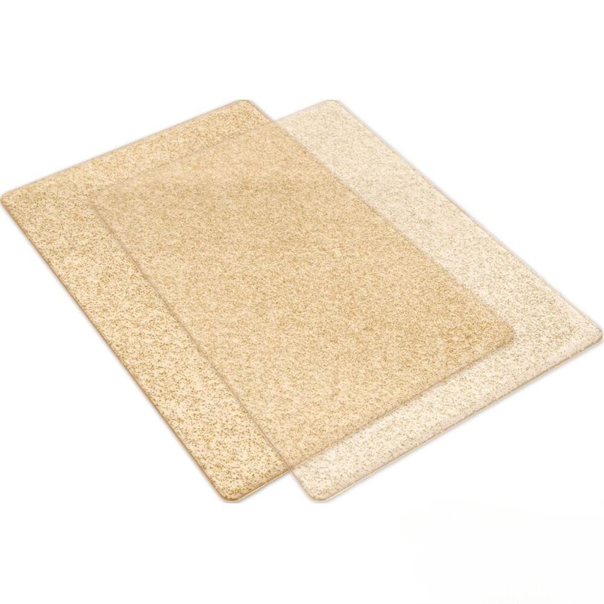 Big Shot Cutting Pads Clear W/Gold Glitter / Acrílicos Big Shot Color Oro con Brillitos Descontinuado Sizzix