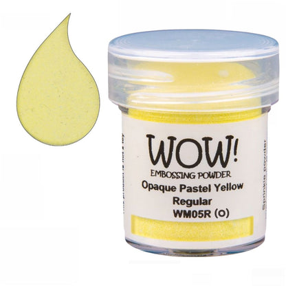 Pastel Yellow Embossing Powder / Polvo de Embossing Amarillo Pastel Polvos de Embossing Wow!