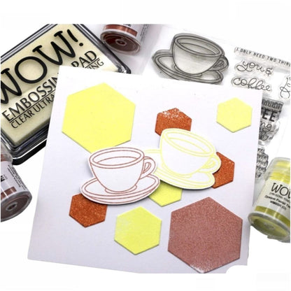 Pastel Yellow Embossing Powder / Polvo de Embossing Amarillo Pastel Polvos de Embossing Wow!