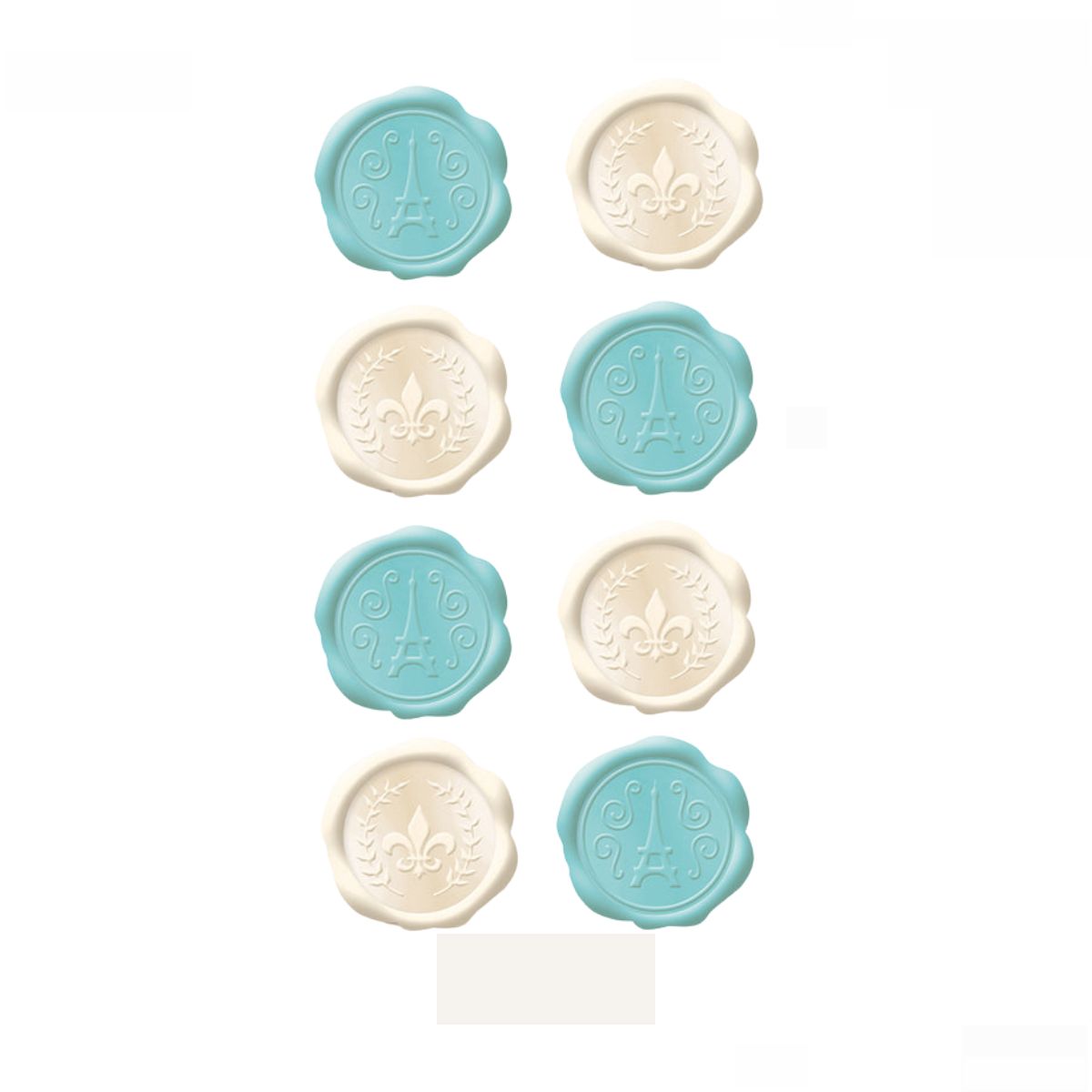 Parisian Round Seals Stickers / Estampas Sello Tipo Lacre Stickers Jolee&