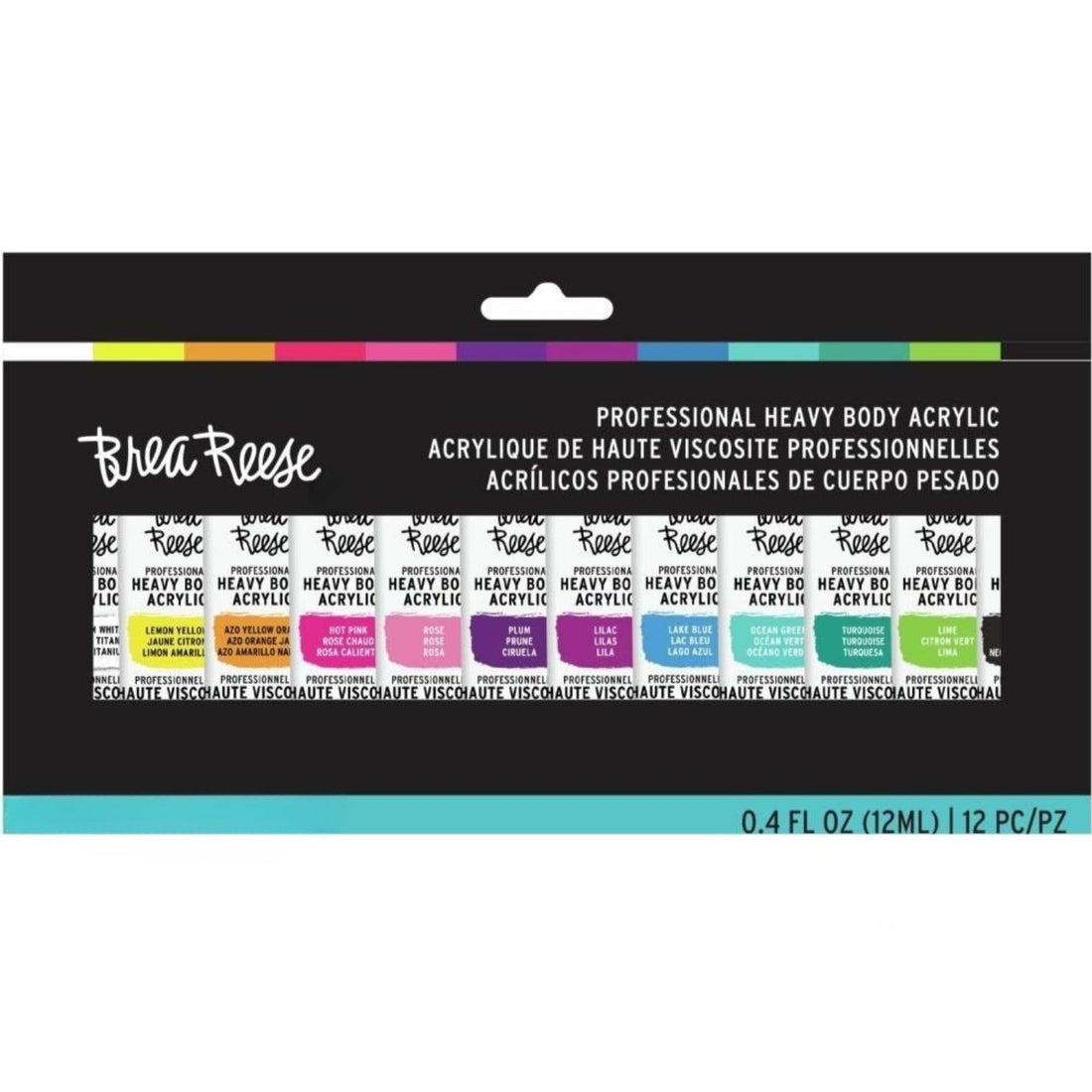 Acrylic Paint Set 12 Set / Set 12 Pinturas Acrílicas Acrìlicos Brea Reese