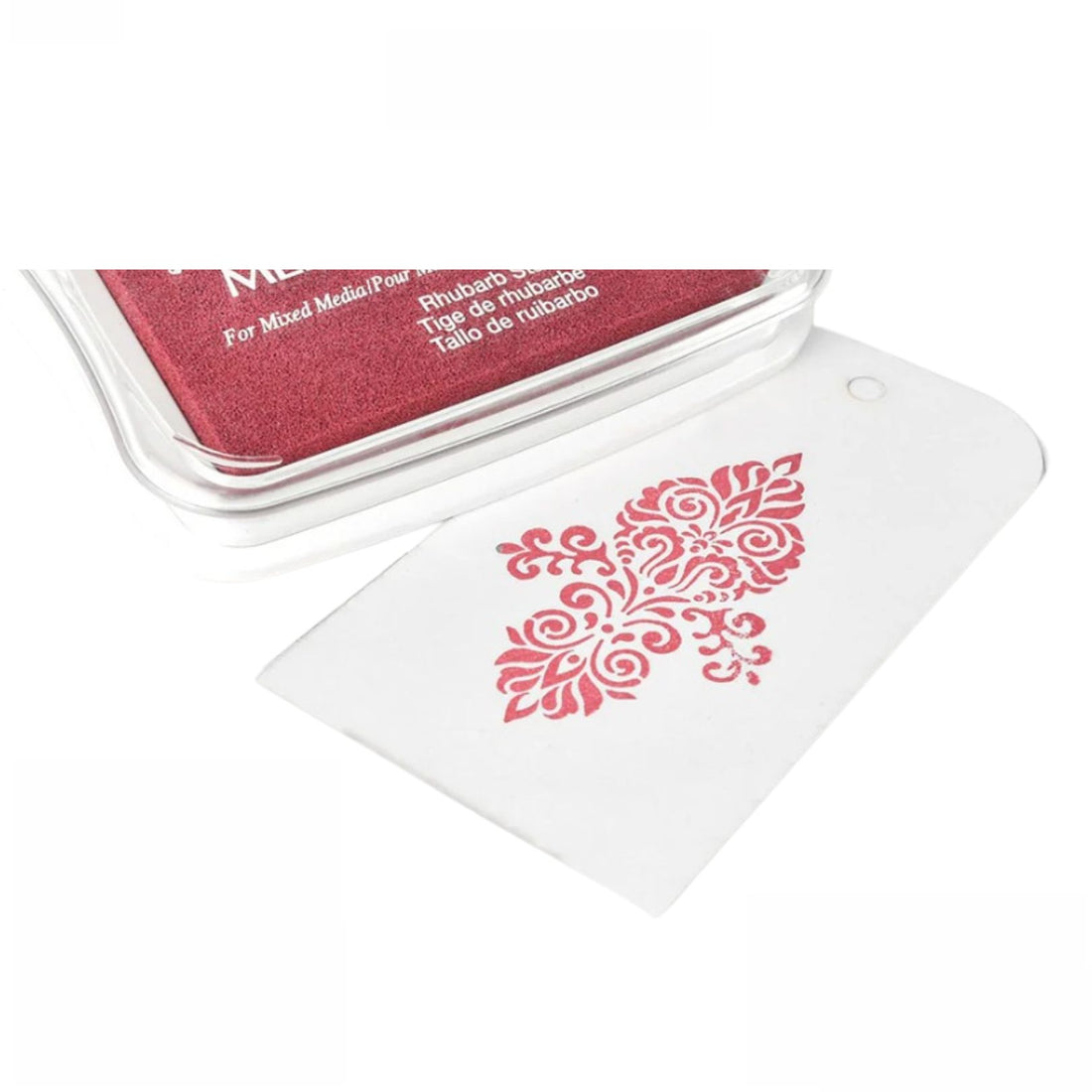 Rhubarb Stalk Memento / CojÃn de Tinta para Sellos Rojo Tintas TSUKINEKO