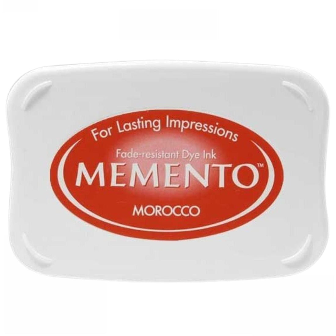 Morocco Memento / CojÃn de Tinta para Sellos Naranja Oscuro Tintas TSUKINEKO