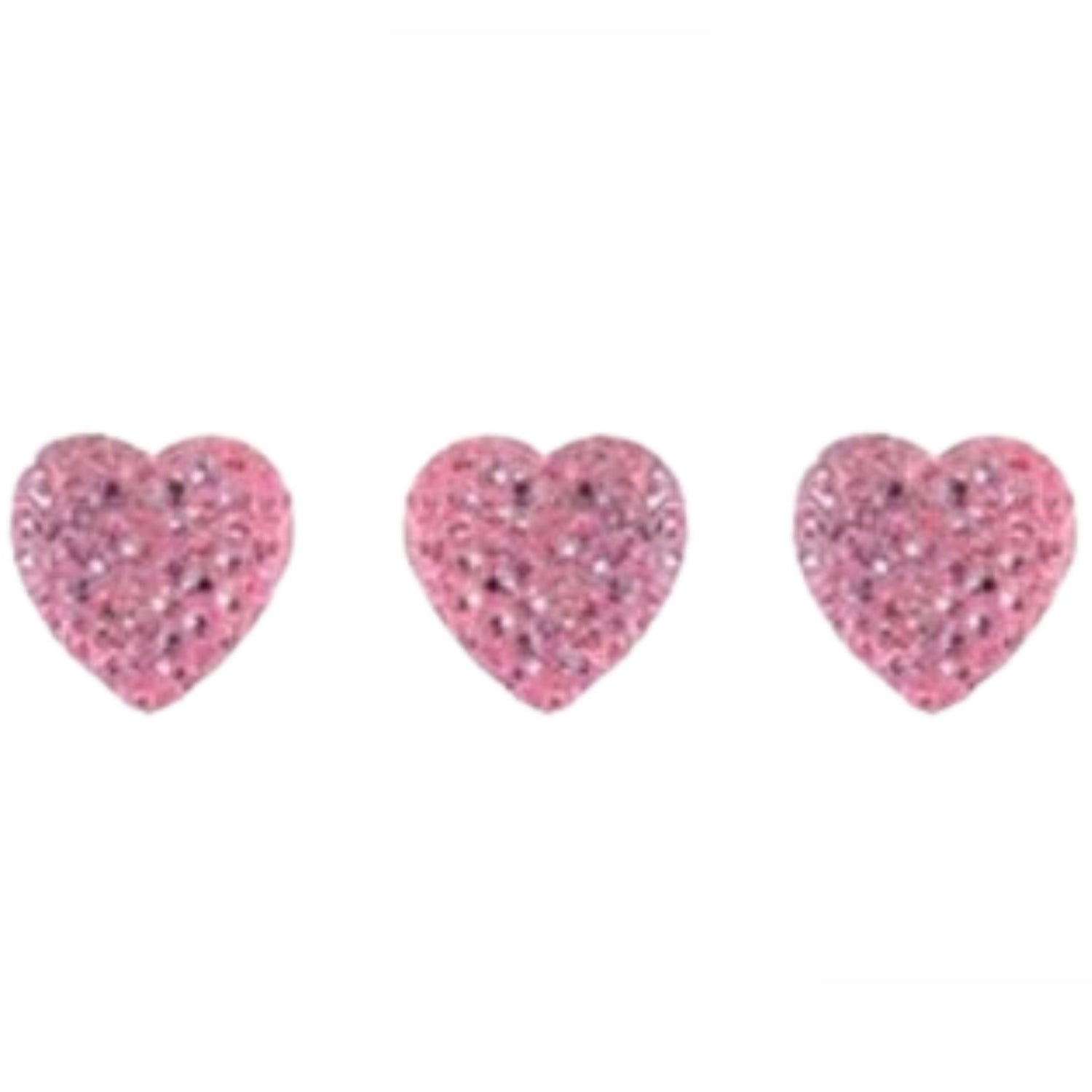 Hearts Glitter Brads / Chinches de Corazones Brillantes Adornos / Embellishments American Crafts