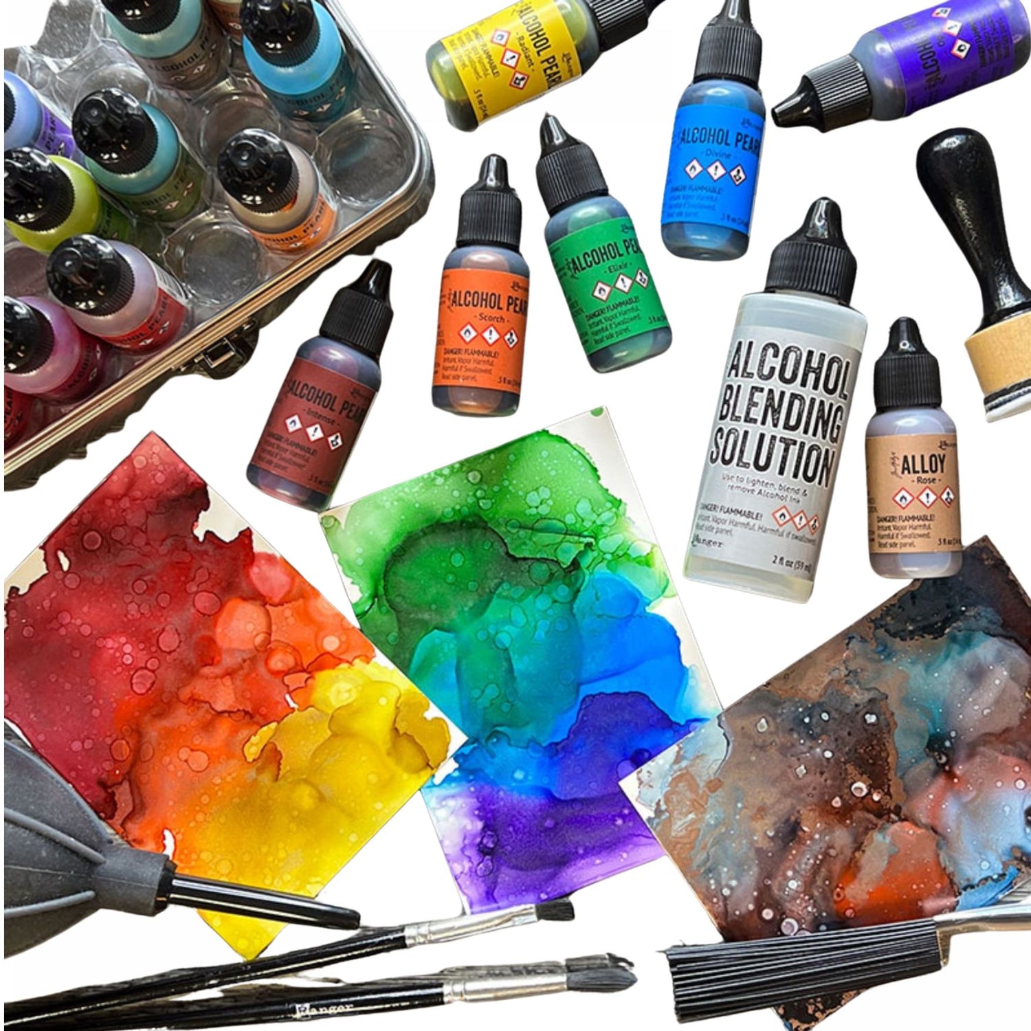 Tim Holtz Alcohol Citrus / Tinta al Alcohol Cítricos Tintas al Alcohol Ranger