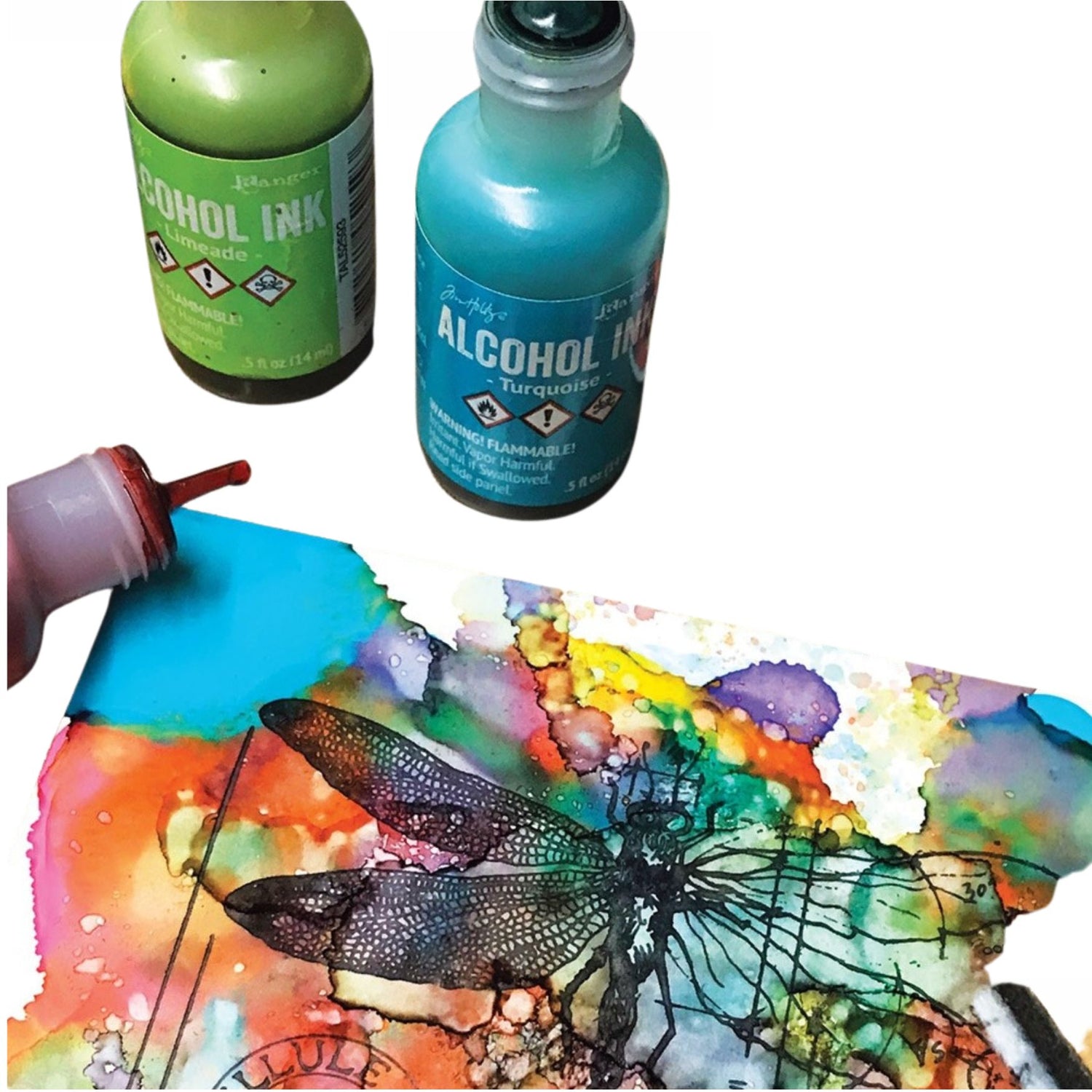 Tim Holtz Alcohol Citrus / Tinta al Alcohol Cítricos Tintas al Alcohol Ranger
