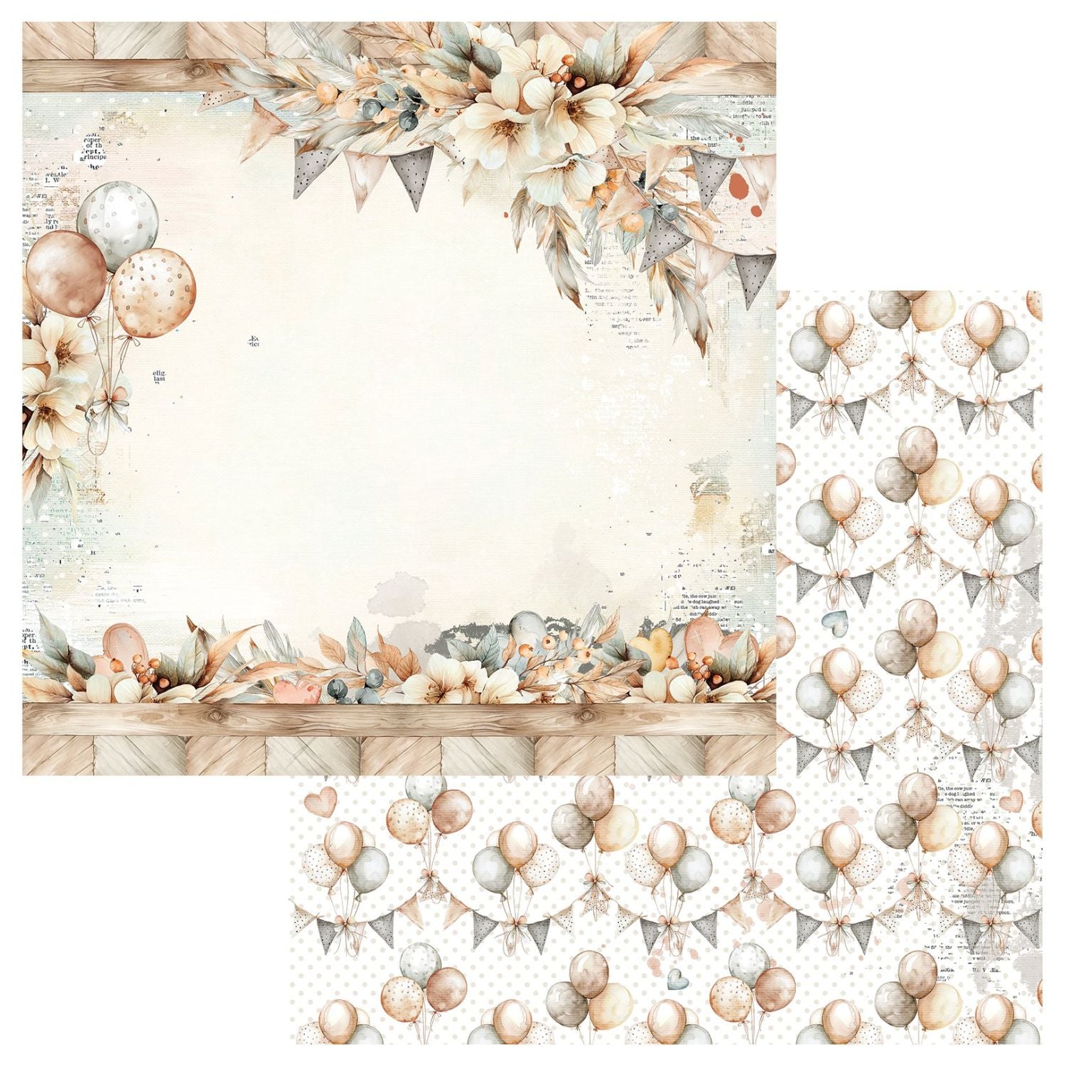 Little Celebrations Collection Pack / Paquete Papel Colección Pequeñas Celebraciones 12x12&quot; Papel, Hojas Sueltas 49 and Market