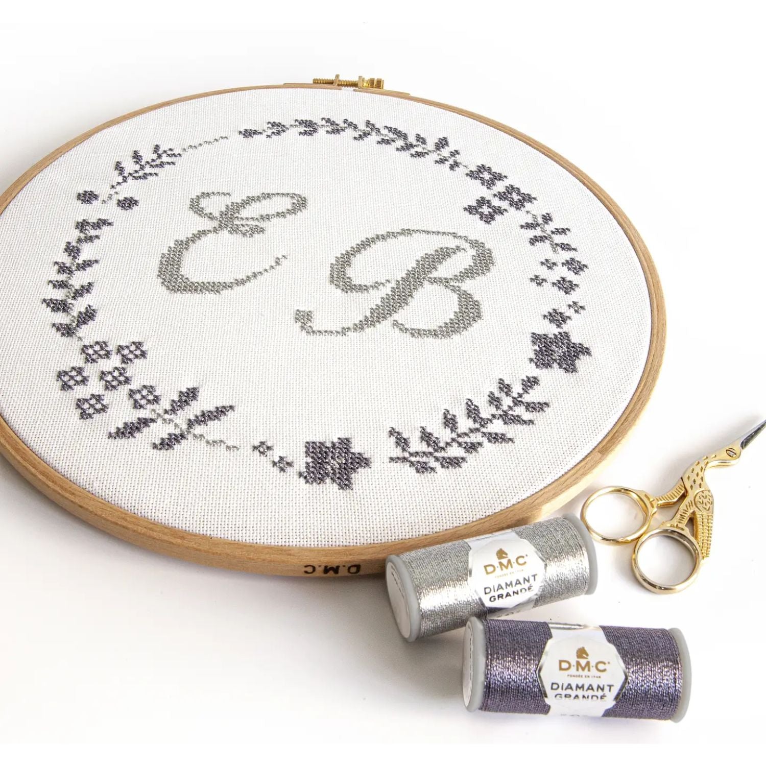 Diamant Grande Metallic Thread / Hilo Metálico Plata Clara Listones e Hilos DMC