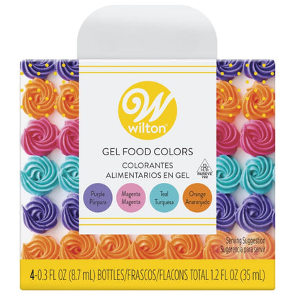 Gel Food Colors / Set Colorantes Para Alimentos Gel Colores Neón Repostería Wilton