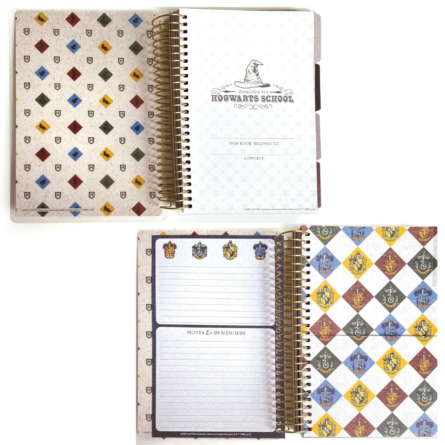 Harry Potter Planner Kit 12 Months / Kit de Planificador para 12 meses Agendas y Journals Paper House