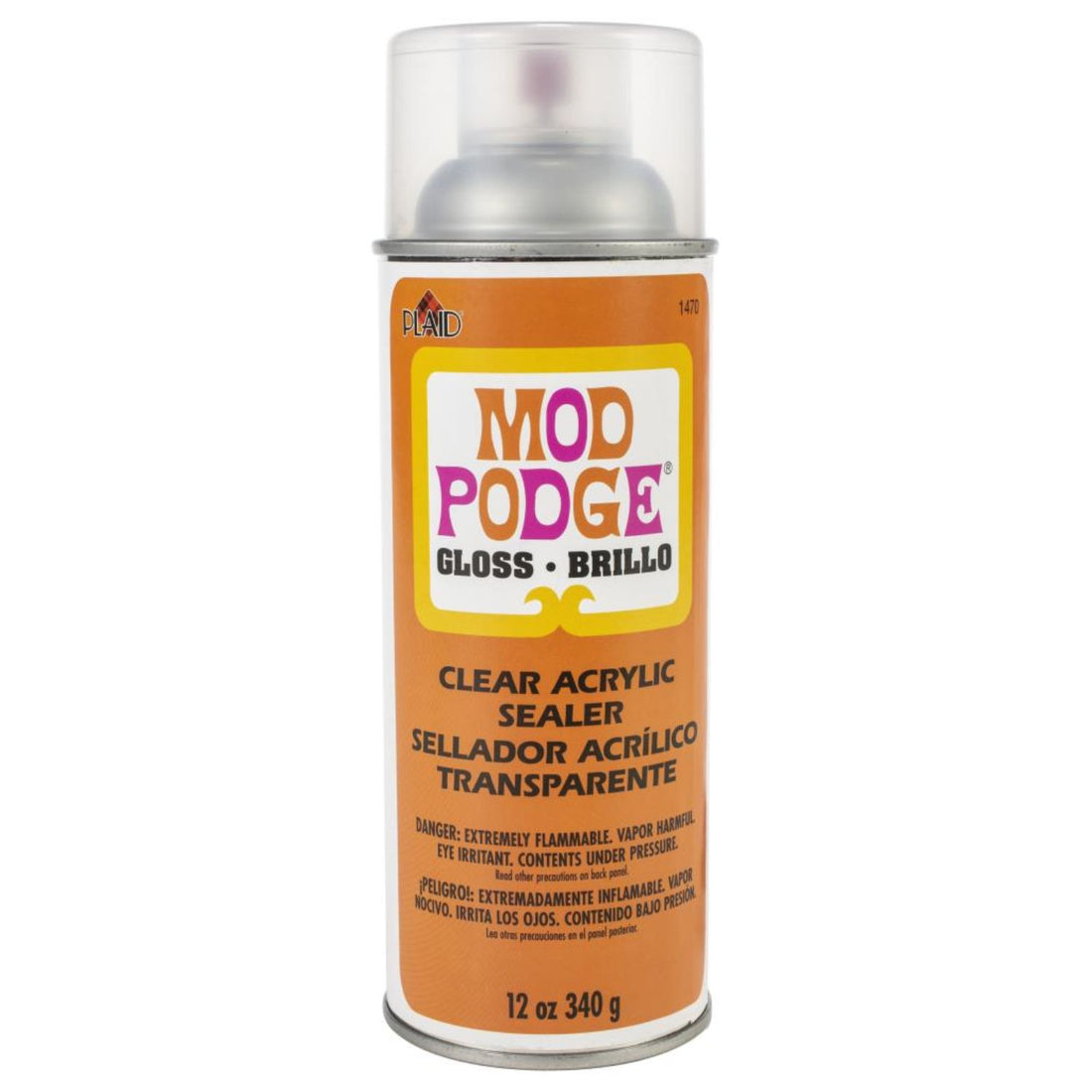 Mod Podge Clear Acrylic Aerosol Sealer / Sellador AcrÃlico Transparente Brillo Adhesivos / Pegamentos Plaid