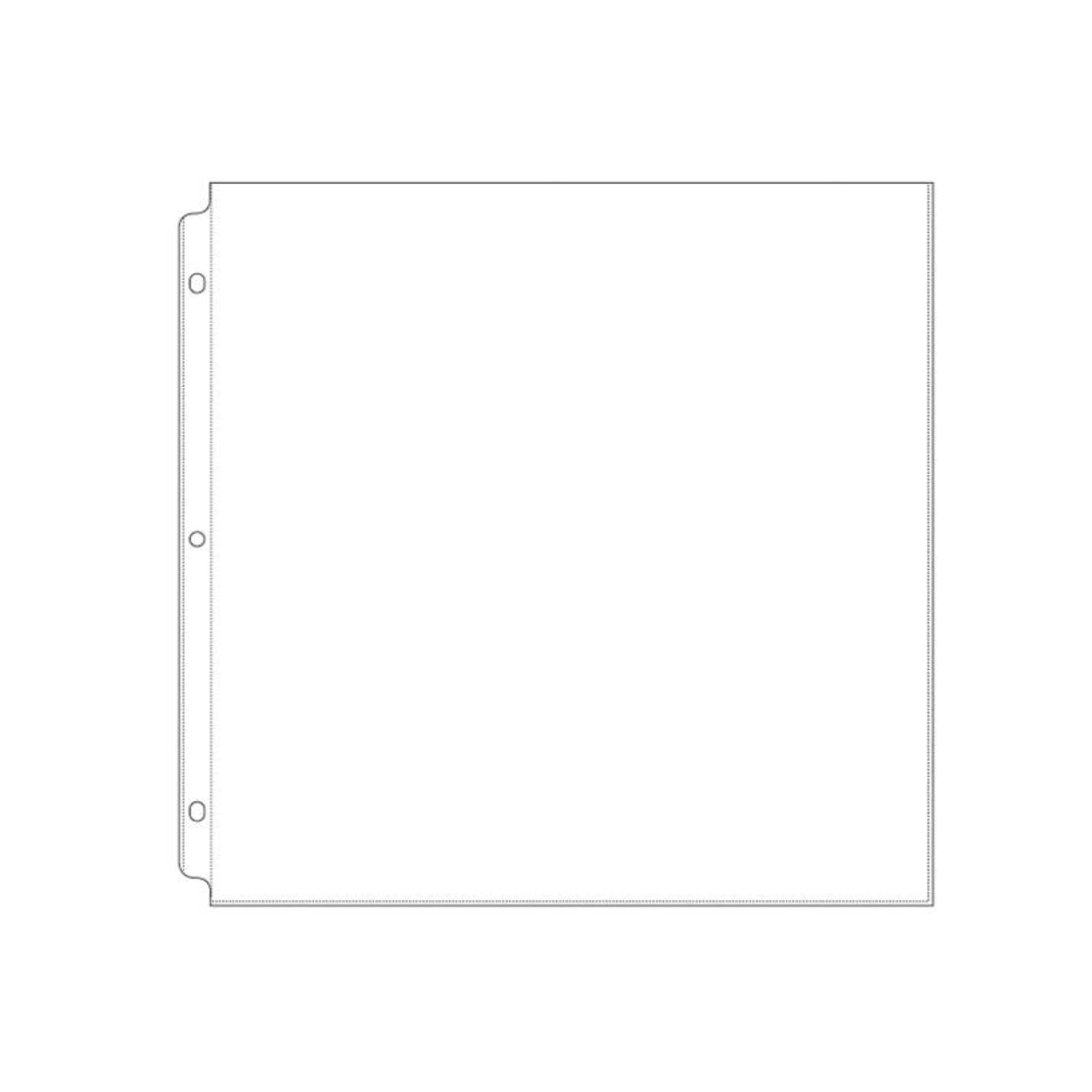 Ring Photo Sleeves 12&quot;X12&quot; Pack / 10 Protectores Fundas Para Fotos Album Almacenamiento y Organización We R Makers