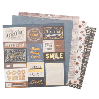 Urban Street Premium Paper / Paquete Papel Premium Calle Urbana 12 x12&quot; Papel DCWV