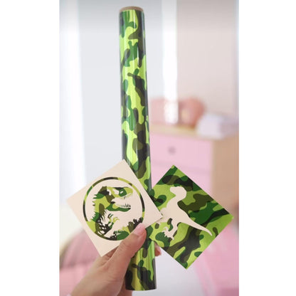 Foil Para Tinta Army 2.5m Foil Reactivo Angie Guerra