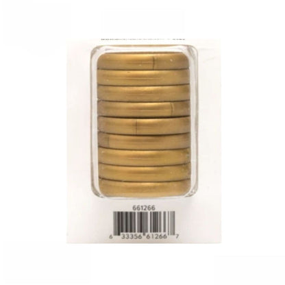 Gold 1.25 Inch Expander Discs / Anillos Dorados para Libreta o Agenda Discos para Planners We R Memory Keepers