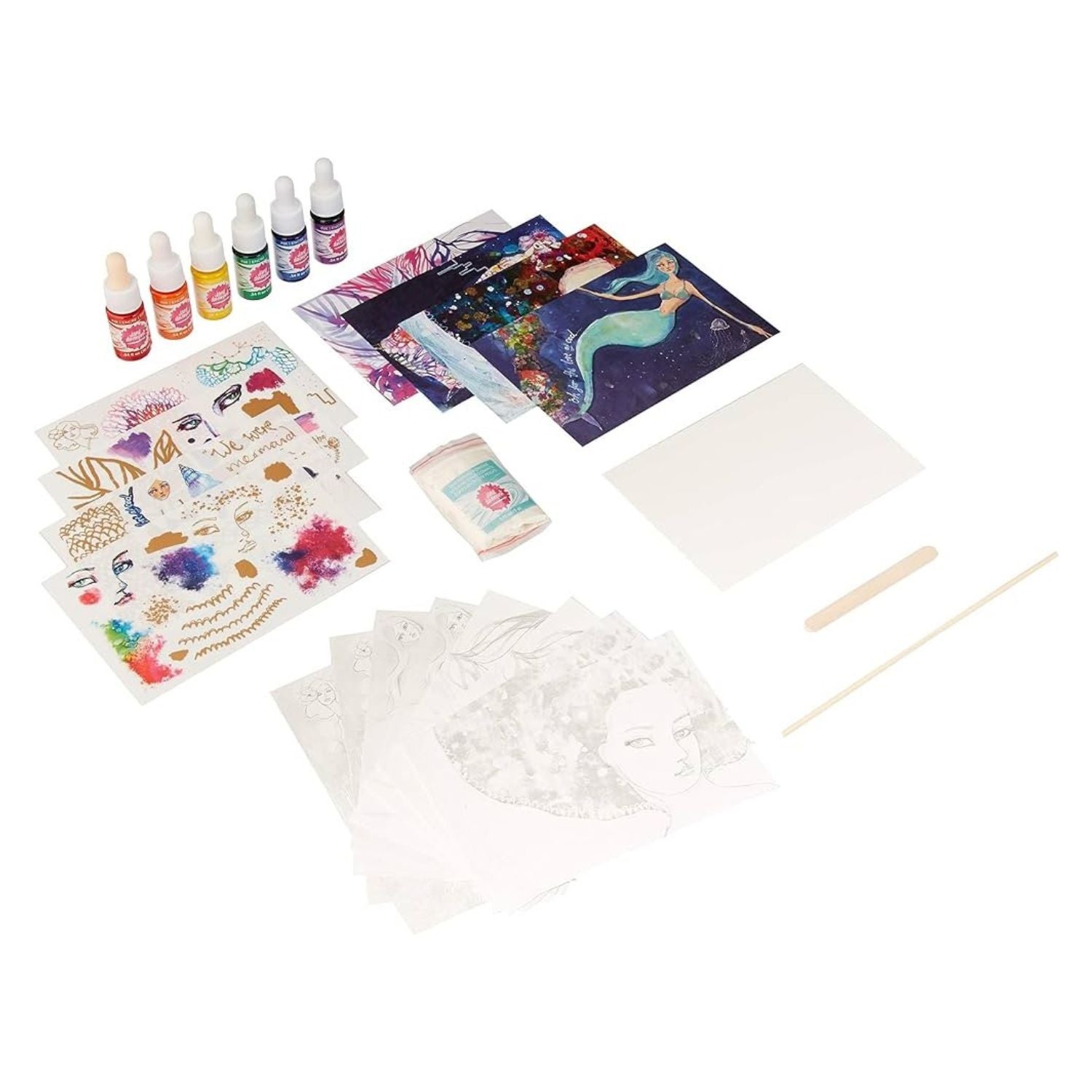 Marbling Kit / Kit de Acrílico para Marmoleado Acrìlicos Jane Davenport